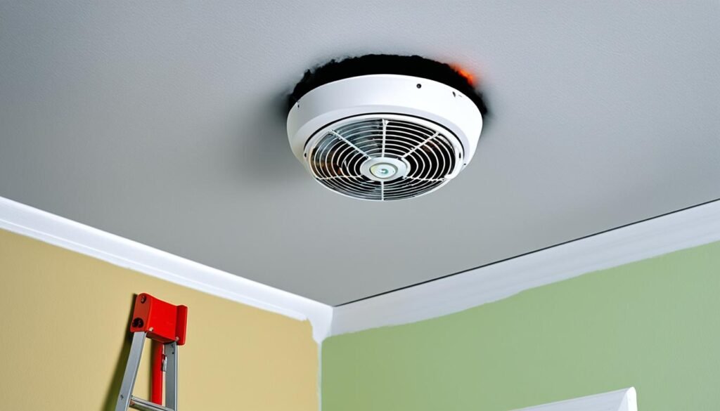 ceiling mount installation