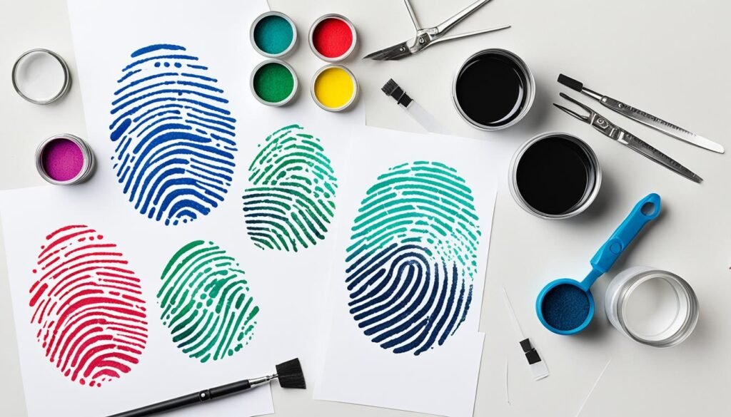 DIY fingerprint set