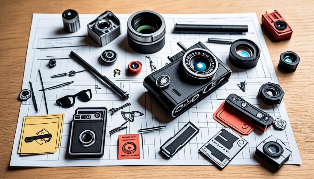 paper craft spy gear